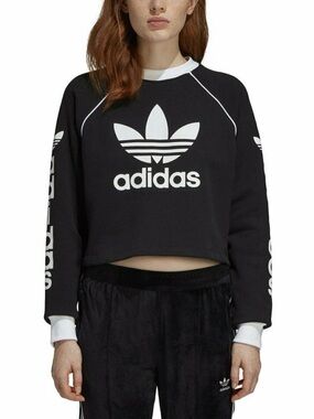 Adidas Cropped Crewneck Sweatshirt
